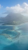 Rückflug von Bora Bora nach Tahiti