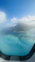 Rückflug von Bora Bora nach Tahiti