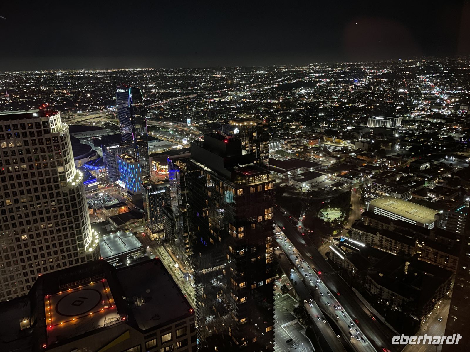 Blick vom Hotel in Los Angeles