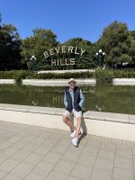 Stadtrundfahrt in Los Angeles - Jacob Spangenberg in Beverly Hills