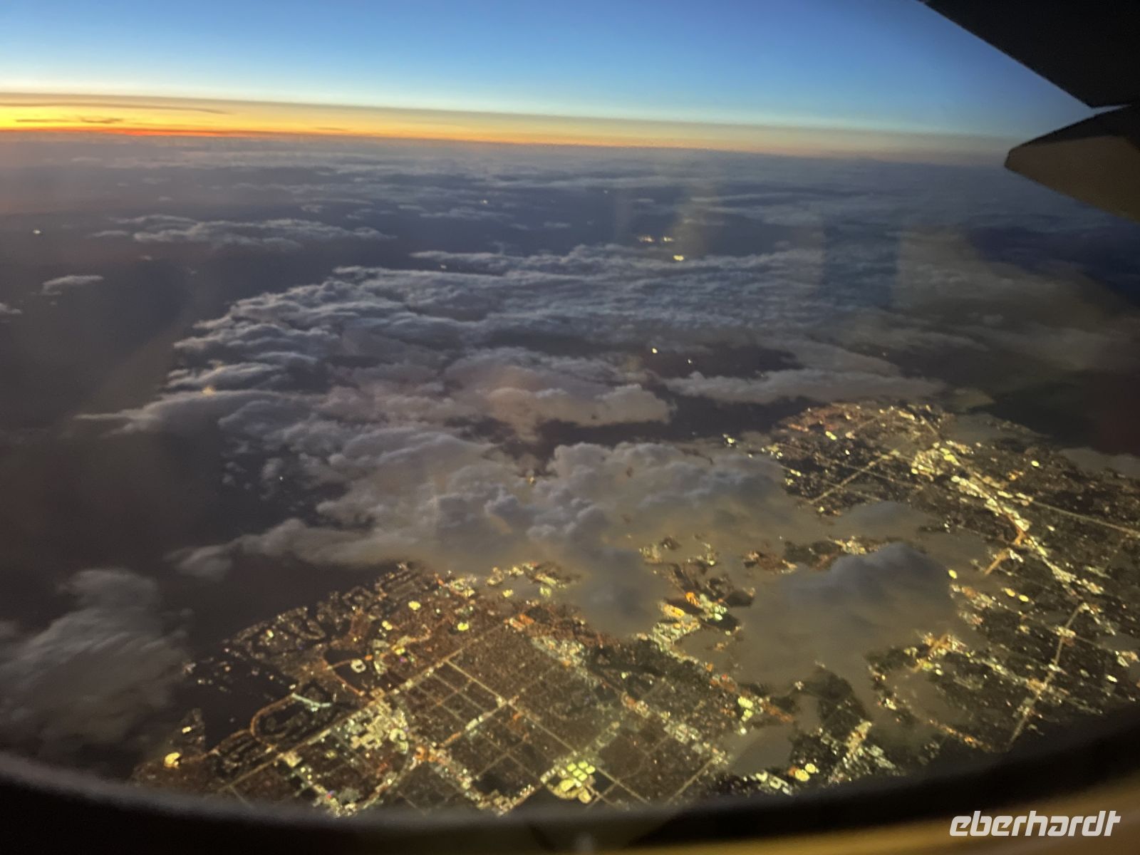Rückflug von Los Angeles nach Paris