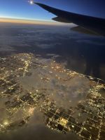 Rückflug von Los Angeles nach Paris