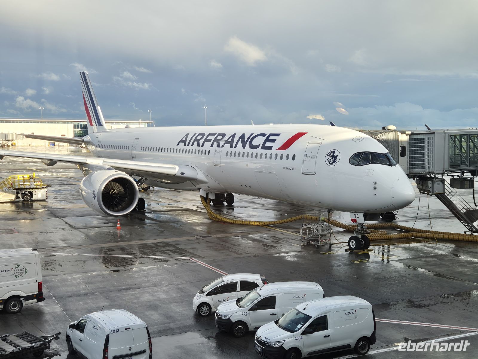 unser Flieger nach Papeete