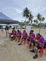 freundlicher Empfang auf Aitutaki, Cookinseln