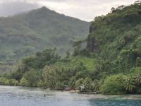 Einfahrt in die Lagune von Raiatea
