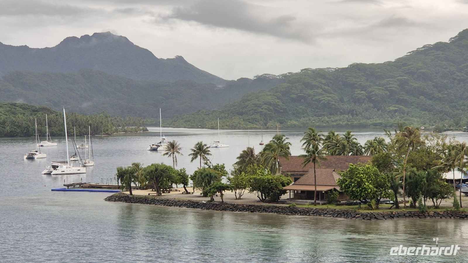 Einfahrt in die Lagune von Raiatea