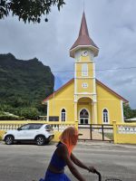 Bora Bora - Kirche in Vaitape
