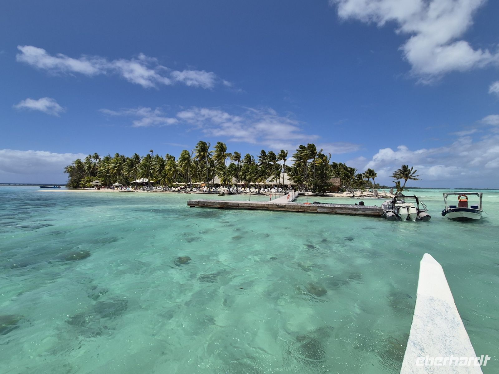 Taha´a - Ankunft am Motu Mahana