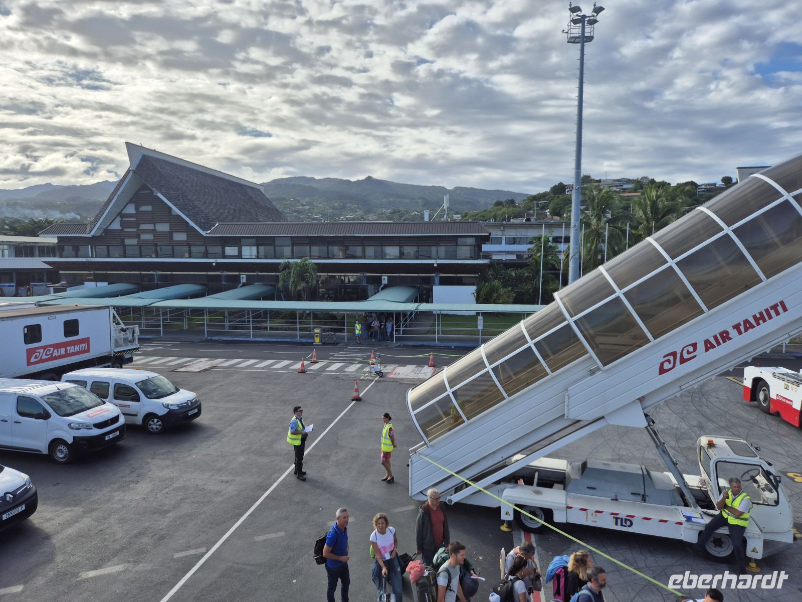 Abreise von Papeete