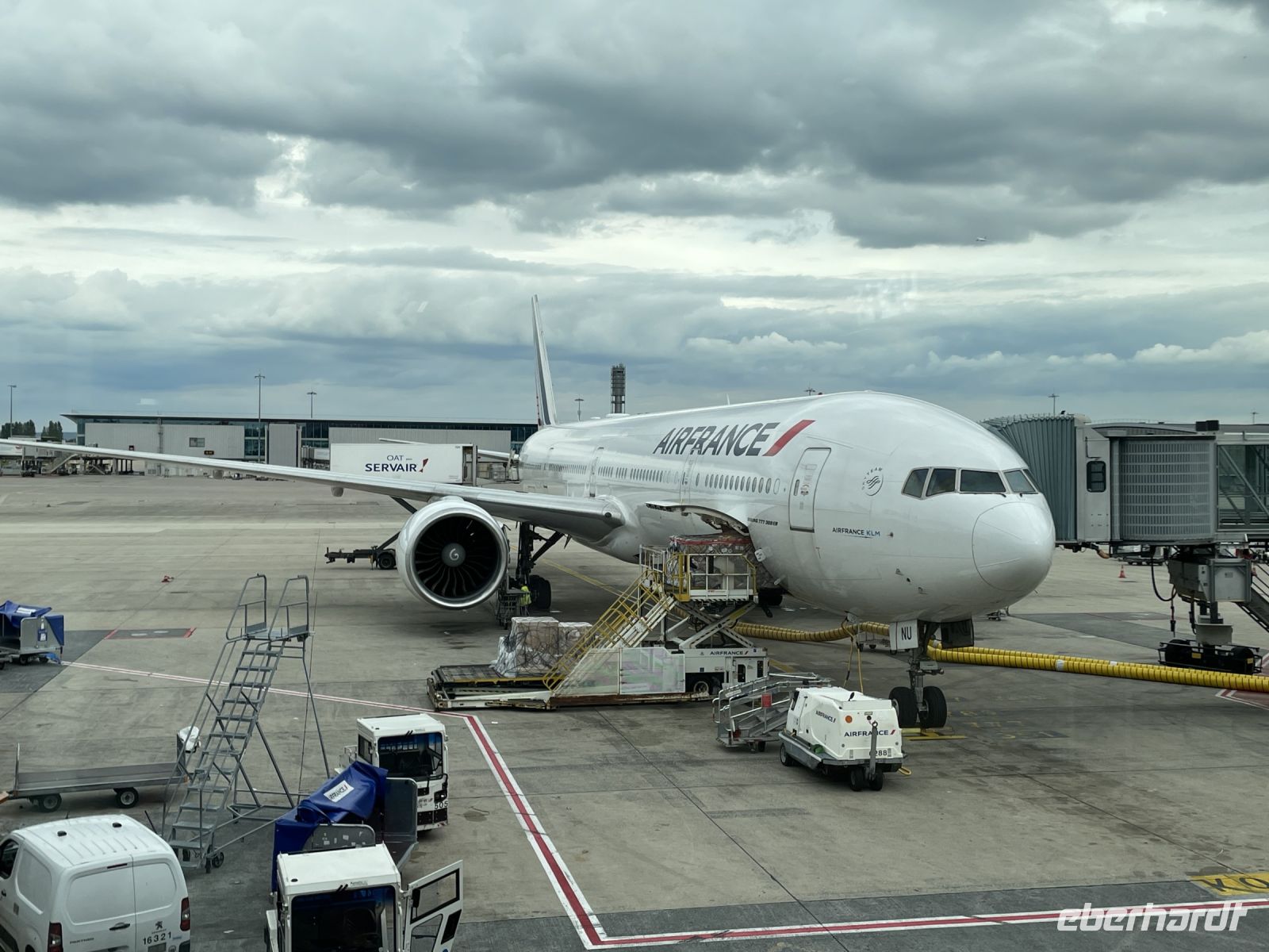 Abflug von Paris