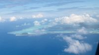 Anflug auf Bora Bora