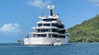 Die Lagune von Moorea - Blackberry Eigentümer seine Yacht