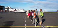 Flug von Tahiti nach Bora Bora