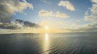 Lagune von Tahaa - Sonnenuntergang