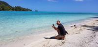 Moorea - Mittagessen auf Motu Fareone