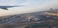 Rückflug von Los Angeles nach Paris