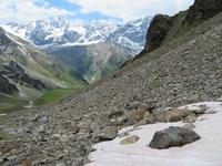Restschnee in 2600 Meter Höhe