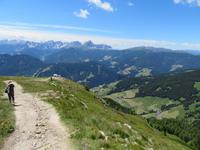 Abstieg vom Kronplatz