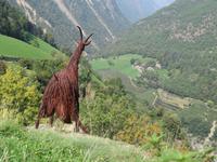 Blick von Juval ins Schnalstal