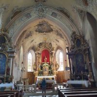 Südtirol, Vinschgau, Tschard, Kirche