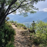 Südtirol, Vinschgau, Tscharser Waalweg