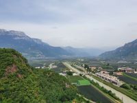 Südtirol, Blick von Sigmundskron ins Etschtal