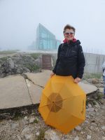 Wanderreiseleiterin Ria am MMM Monte Rite