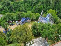 Südtirol, Pustertal, Schloss Bruneck, Disco Event Vorbereitungen