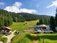 Südtirol, Pustertal, Talstation der RUIS Seilbahn zum Kronplatz
