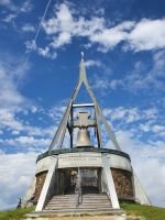 Südtirol, Pustertal, Kronplatz Friedensglocke