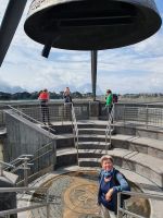 Südtirol, Pustertal, Ria unter der Kronplatz Friedensglocke