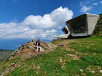 Ria am MMM Corones auf dem Kronplatz