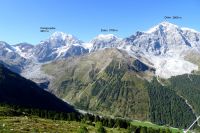 Blick auf Ortler Massiv