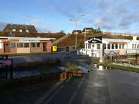 Hörnum an der Südspitze der Insel  - Sylter Muscheln, das Bistro.