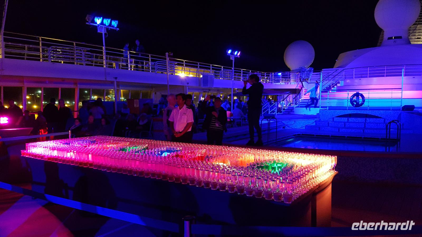 AIDAcara, Deck 10, Sektempfang