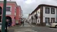 AIDAcara, Azoren, Insel Terceira, Praia da Victoria, Fussgängerstrasse