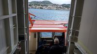 AIDAcara, Azoren, Insel Faial, Einsatz der Tenderboote