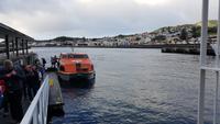 AIDAcara, Azoren, Insel Faial, Einsatz der Tenderboote