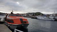 AIDAcara, Azoren, Insel Faial, Einsatz der Tenderboote