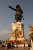 007 Statue in Vientiane