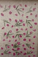 164 Reispapier mit Blumenmuster