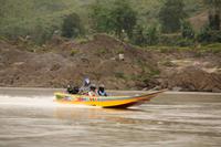 263 und Speedboote kommen uns entgegen