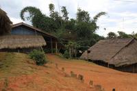 Bergdorf der Minderheit der „Hmong“