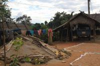 Bergdorf der Minderheit der „Hmong“