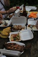 Picknick amKuang Si Wasserfall