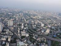 Aussicht vom Baiyoke Sky Tower über Bangkok