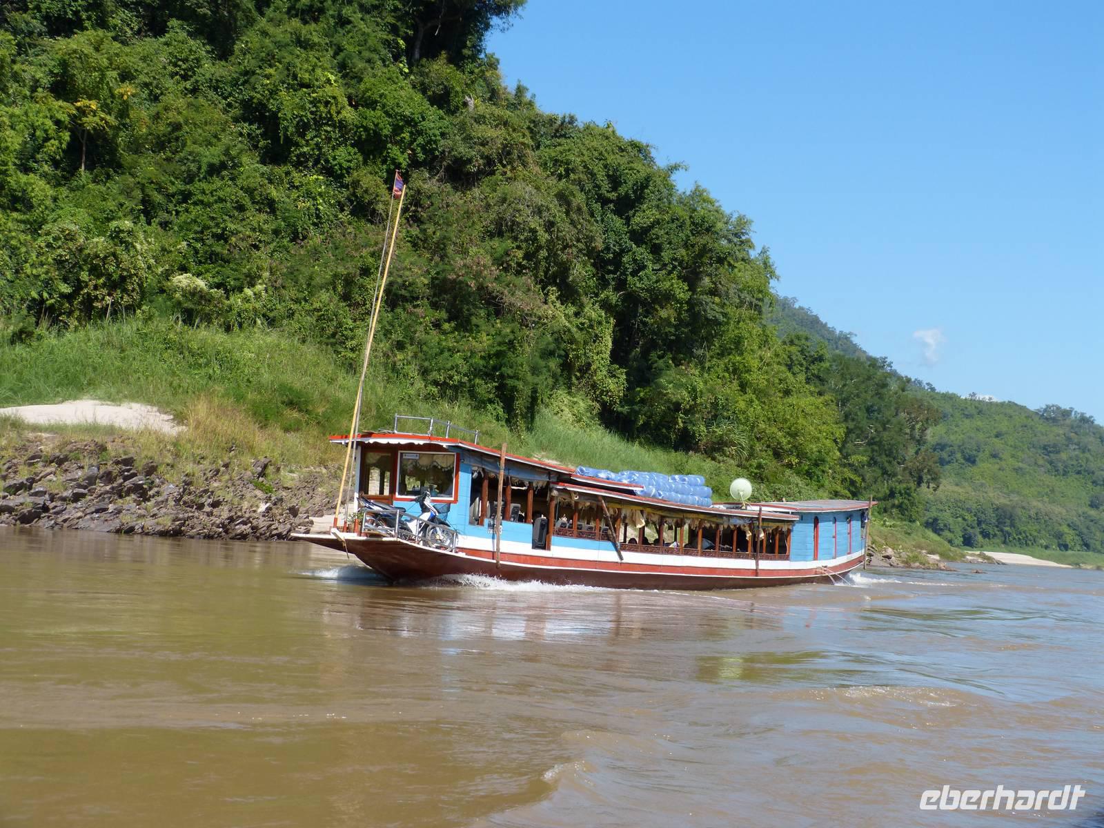 Fahrt auf dem Mekong