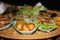 Kanthoke-Essen in Vientiane