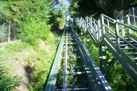 Fahrt mit dem Schrägaufzug nach Todi