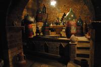 Unterirdische Gänge im Tuffgestein